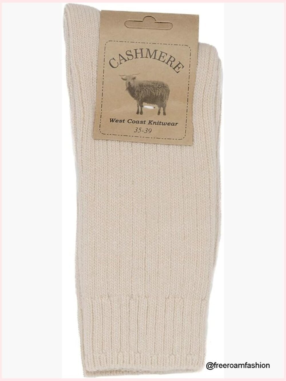 Mid-Calf Cashmere Merino Wool Socks Tube Style Super Soft Breathable